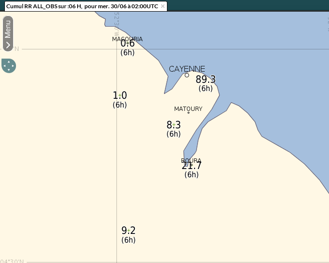 Illustration de la variabilité des cumuls sous l'orage de mardi soir.