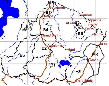 Bassins sous la surveillance de Météo-France pour les précipitations