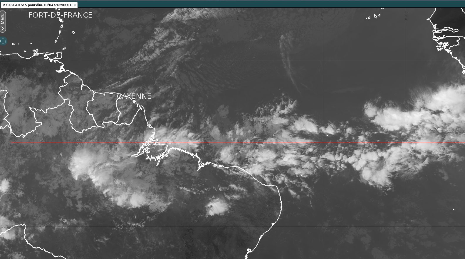 Image satellitaire de dimanche 10 avril 2022