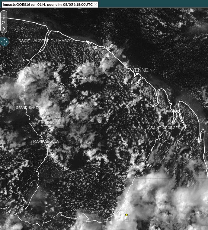 Le soleil est bien présent le dimanche 8 mai sur la Guyane