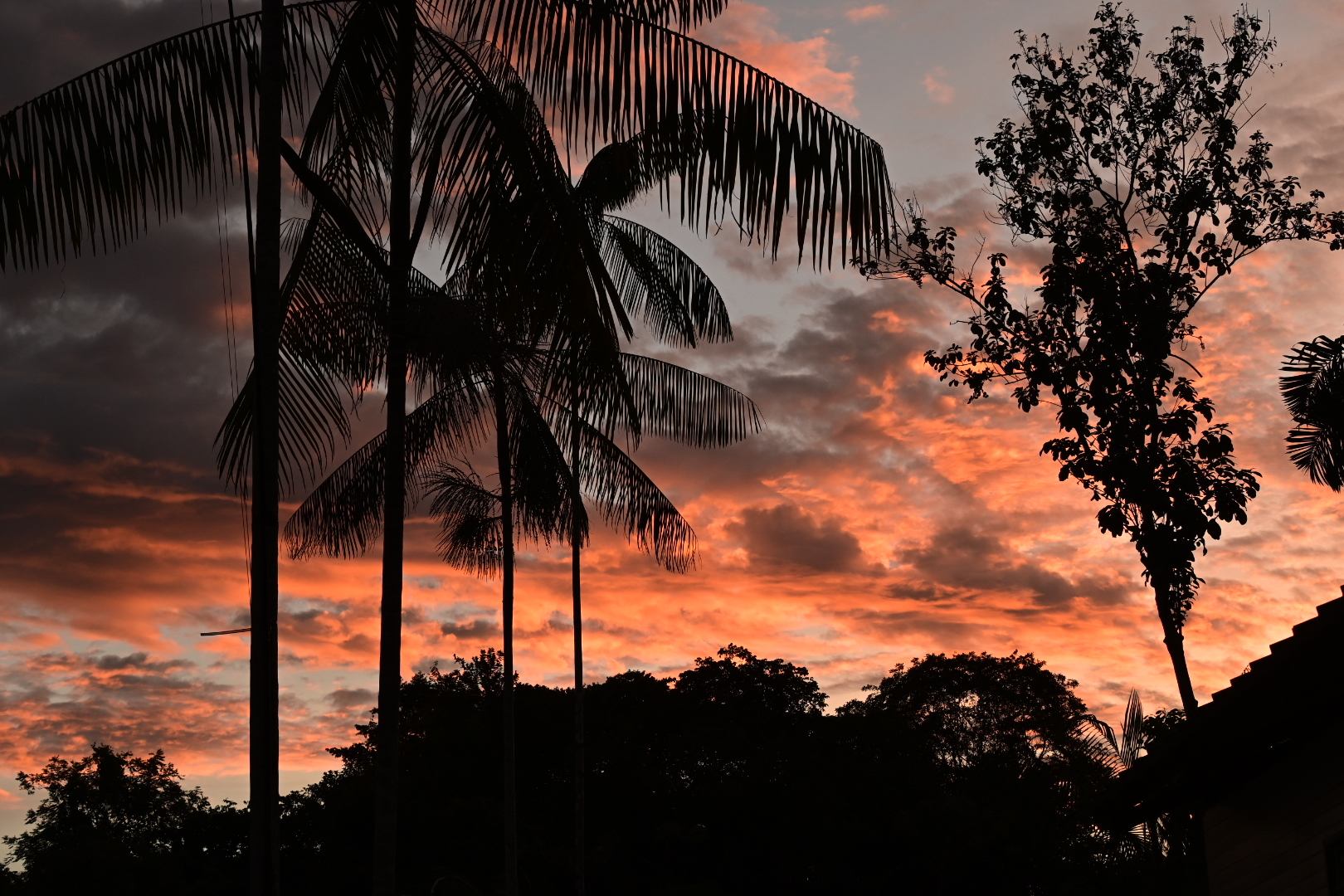 coucher de soleil à Stoupan 