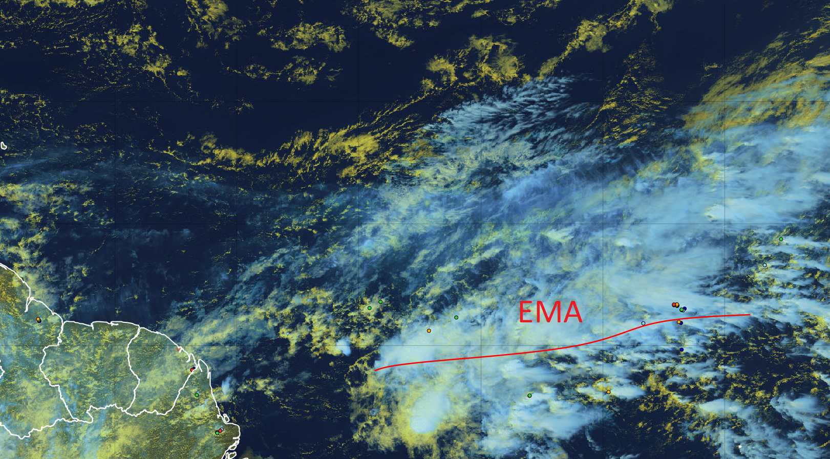 Image satellite du jeudi 18/11 à 12h50 locales