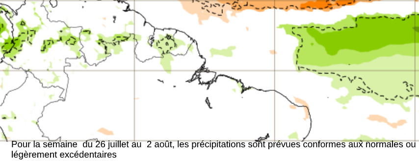 Prévisions mensuelles du 26 juillet au 2 août ( ECMWF)