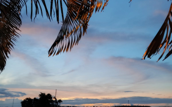 Coucher de soleil sur Saint-Laurent-du-Maroni