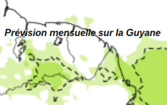 Prévision mensuelle Guyane