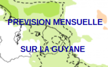 Prévision mensuelle pour la Guyane