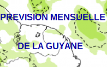 Prévision mensuelle pour la Guyane