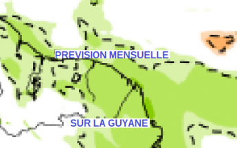 Prevision mensuelle Guyane