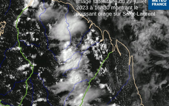 Le violent orage du 27 juillet  à  Saint-Laurent 