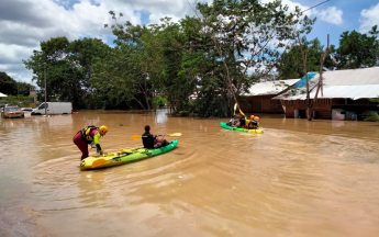 Inondations à Saint-Laurent le dimanche 8 août 2021