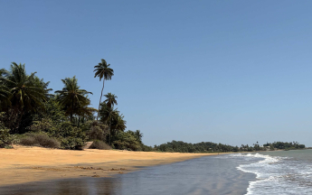Plage de Montabo largement ensoleillée