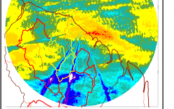 Cumuls pluvieux observés sur 24 heures du 25 avril à 09 heures au 26 avril à 09 heures