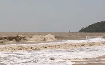 Episode de mer agitée en Guyane, ©Guyane la 1ère