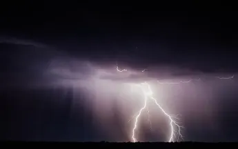Photo d'un orage