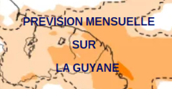 TENDANCE MENSUELLE SUR LA GUYANE, VALABLE DU 6 JUILLET AU 2 AOUT 2026