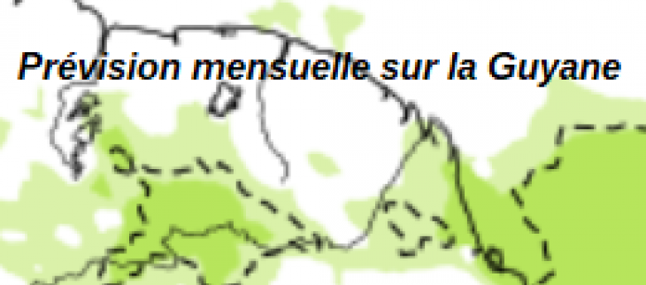 Prévision mensuelle Guyane