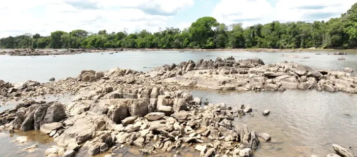 Photo du fleuve du Maroni