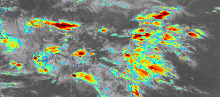 ZCIT au niveau de la Guyane mais sans aucune activité dans la matinée du 13 mai 2021