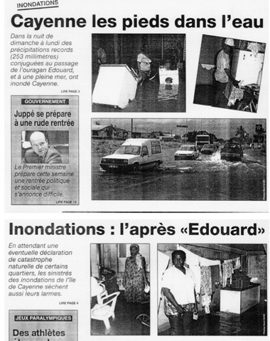 Article de presse de France-Guyane