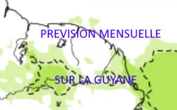 Prevision mensuelle Guyane