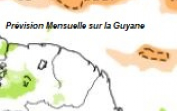 Prévision mensuelle Guyane