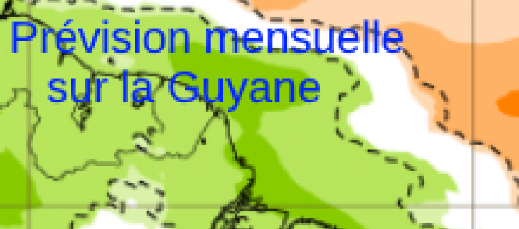 Prévision mensuelle pour la Guyane prévision mensuelle pour la Guyane