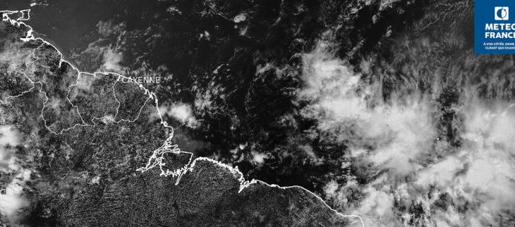Image satellitaire du 29 avril à 11h dans le canal visible 