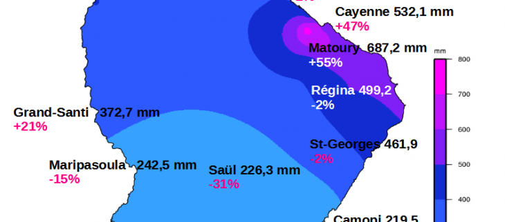 Carte pluies avril 2023