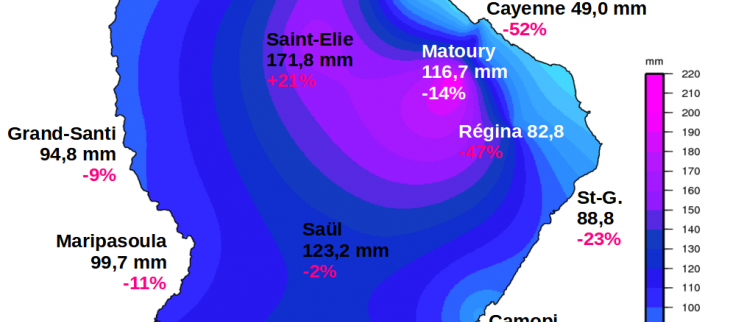 Carte pluies novembre 2023