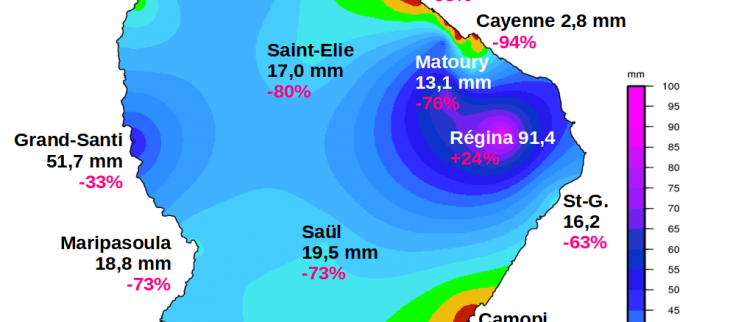 Carte pluies octobre 2023