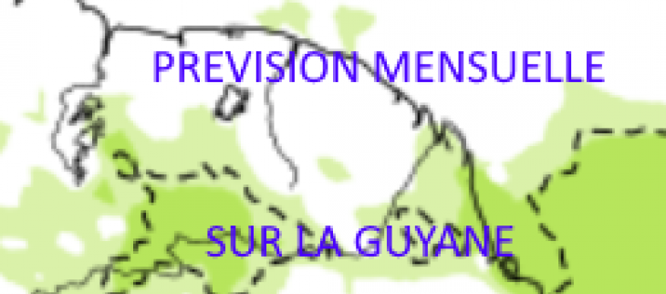 Prevision mensuelle Guyane