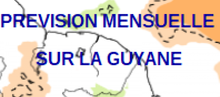 Prevision mensuelle Guyane