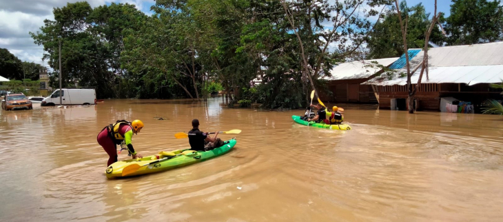 Inondations à Saint-Laurent le dimanche 8 août 2021