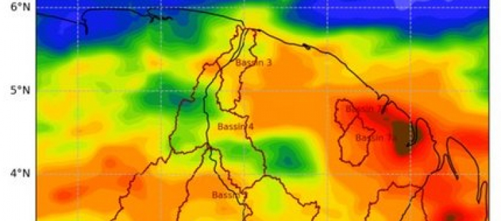 Cumul des précipitations depuis le retour des pluies le 11 décembre