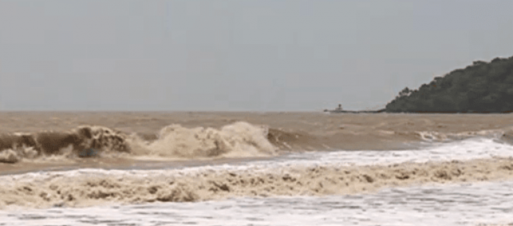 Episode de mer agitée en Guyane, ©Guyane la 1ère